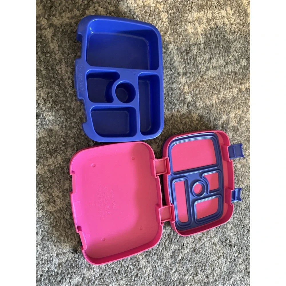 Bentgo Kids Bento Style Lunch Box Pink Purple